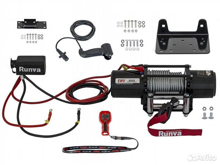 Лебедка для UTV и легких внедорожников Runva EWV 6