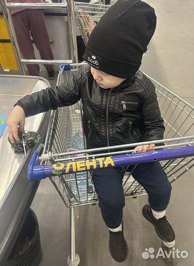 Куртка кожаная для мальчика