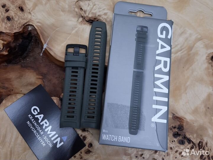 Ремешок ориг Garmin Instinct Moss Green