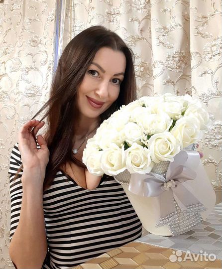 Букеты из мыльных роз