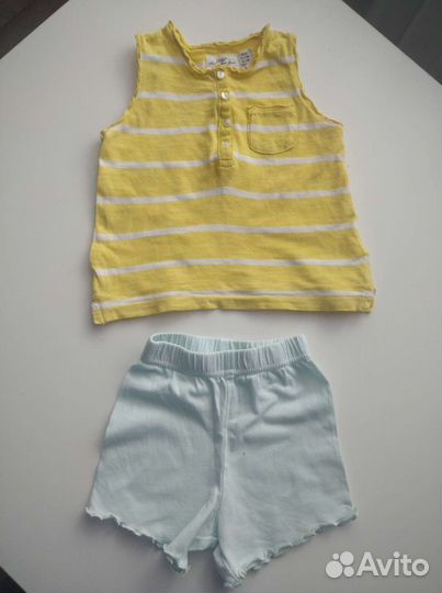 Летние вещи на девочку,74