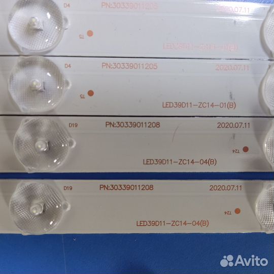 0343 Светодиодная подсветка LED39D11-ZC14-01 02 03