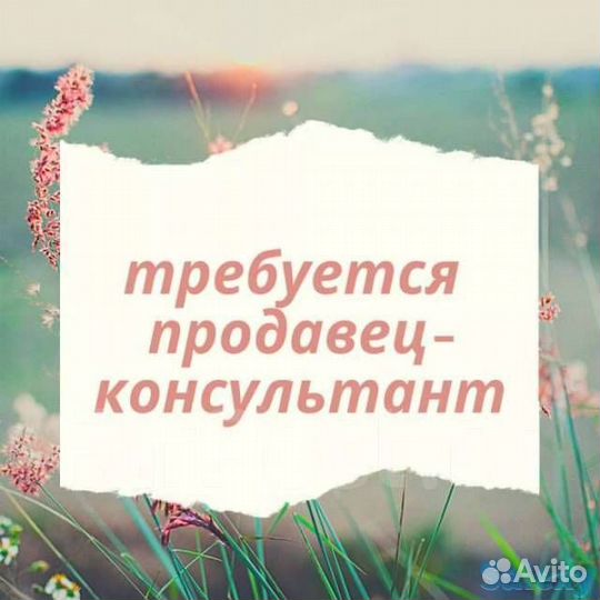 Требуется продавец