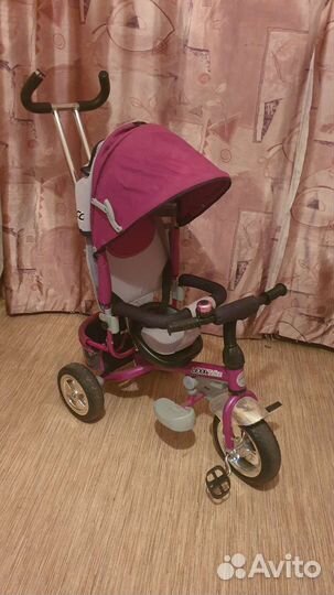Трехколесный велосипед коляска