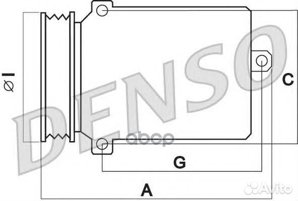 Компрессор кондиционера DCP32006 Denso