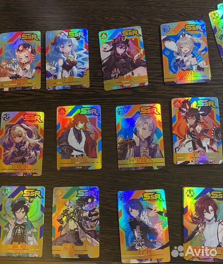 Genshin impact карточки (геншин импакт)