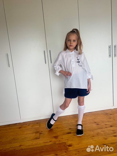 Блузка детская школьная