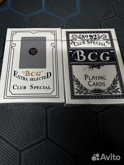 Карты для покера BCG