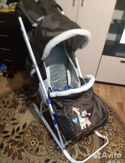 Коляска санки