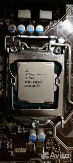 MSI H-270A PRO + Intel Core i5-7600 3.5GHZ