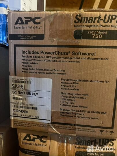 Ибп APC Smart-UPS 750VA SUA750I новый