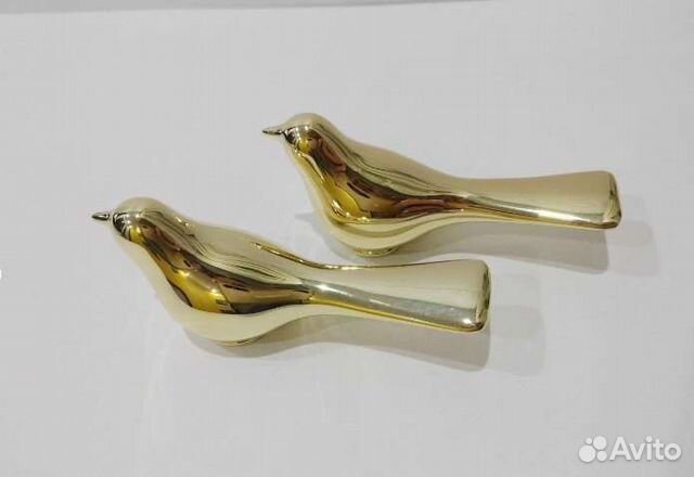 Ручка мебельная Птичка золотая