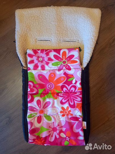 Зимний конверт в коляску