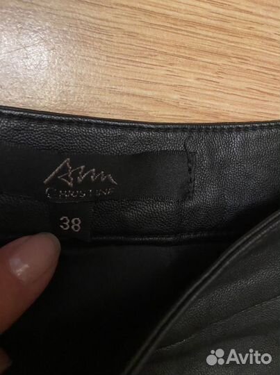 Шорты экокожа