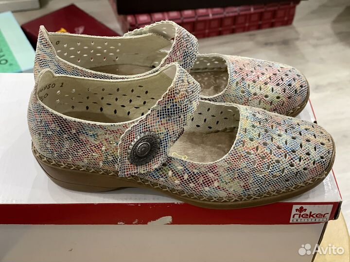 Новые туфли Rieker Antistress кожаные 36