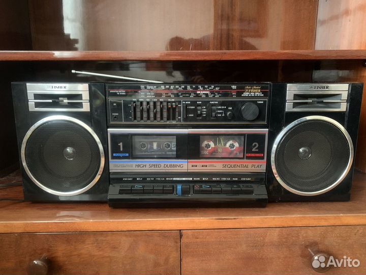 Винтажная магнитола Fisher PH-W702K