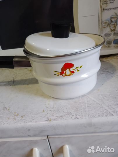 Посуда эмалированная,кастрюли