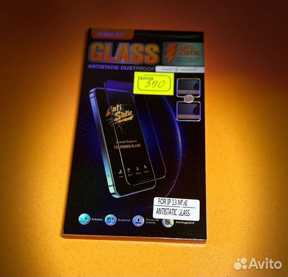 Защитное стекло на iPhone 13 mini mietubl