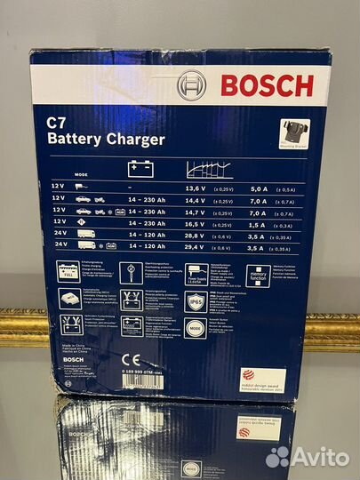 Bosch C7 Baterry Charger 12/24V