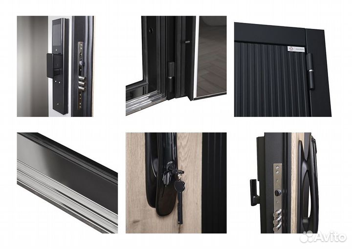 Стальная дверь «Конструктор» с (биометрический зам