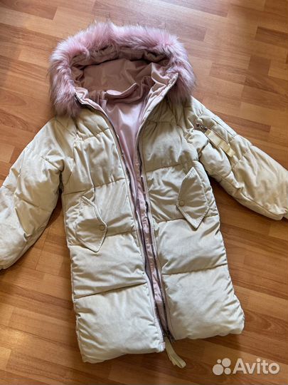 Пуховик женский 42 44 с мехом
