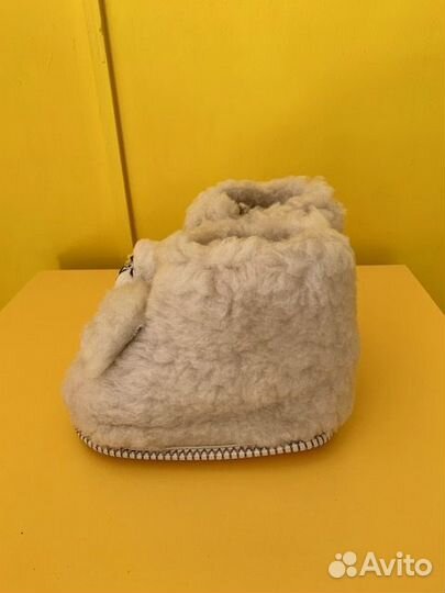 Чуни из овчины детские