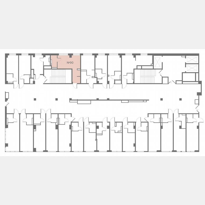 1-к. апартаменты, 22,5 м², 2/13 эт.