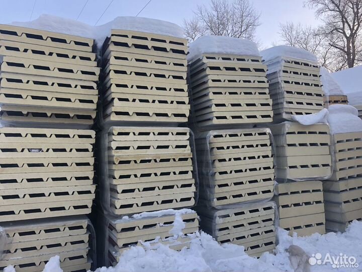 Сэндвич панели кровельные