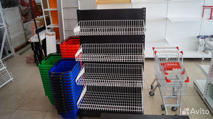 Стеллаж торговый (стойка Т-образная, H1650 мм)