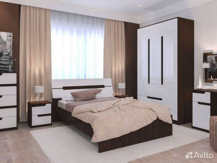 Шкаф 2-х створчатый Гавана белый