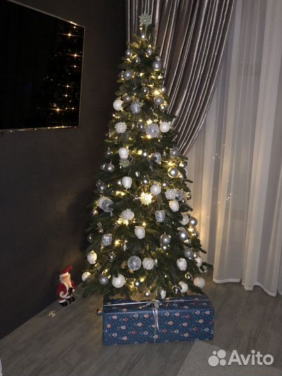 Елка искусственная литая 180 бу