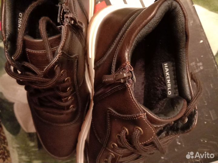 Ботинки мужские 43 размерНа байке. Эко кожа