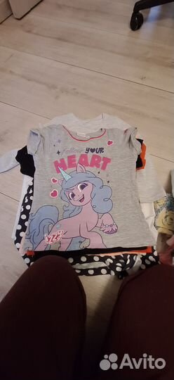 Большой пакет одежды для девочки от 110 до 116