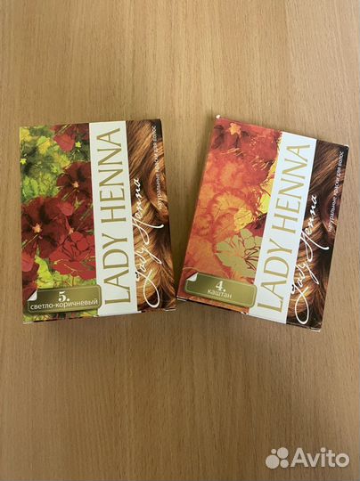Краска для волос на основе хны