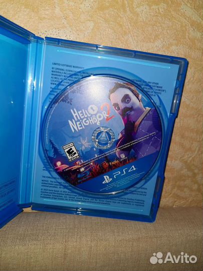 Диск на ps4 hello neighbor 2