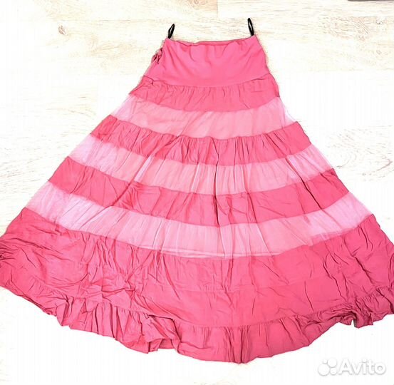 Юбка длинная пышная