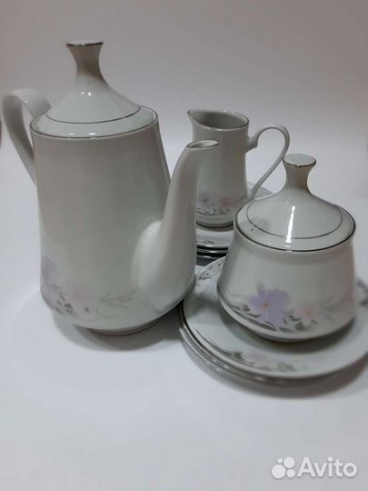 Заварник на 1 л, молочник, набор, цена за всe