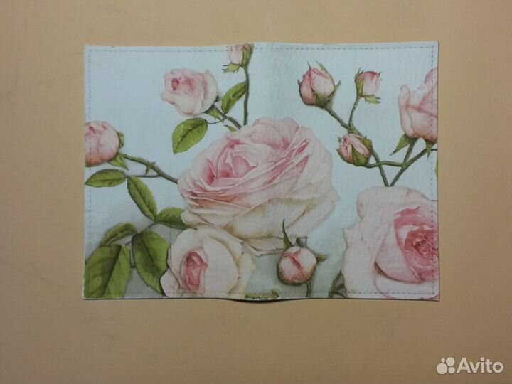 Обложка на паспорт кожаная