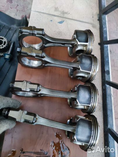 Поршни + шатуны subaru el154