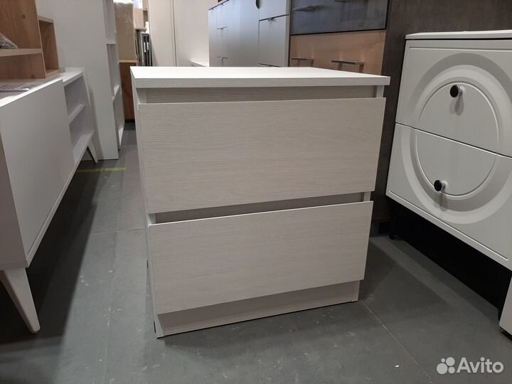 Тумба прикроватная 2 ящика анкор