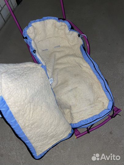 Детские санки на колесах