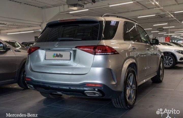 Диффузор на задний бампер Мерседес GLE 167