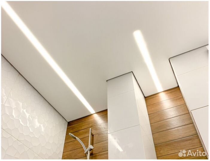 Натяжные потолки под ключ