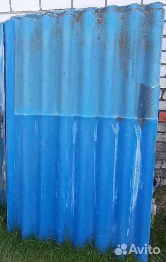 Шифер 8 волновой бу