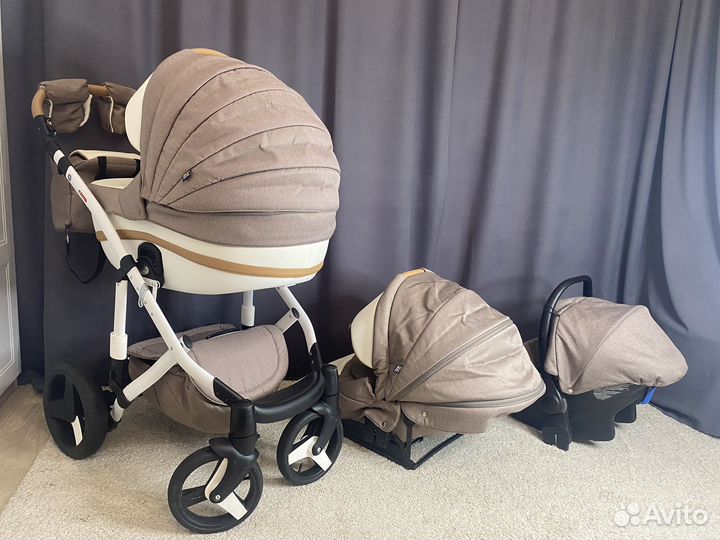 Коляска 3 в 1 Bebe-Mobile movo