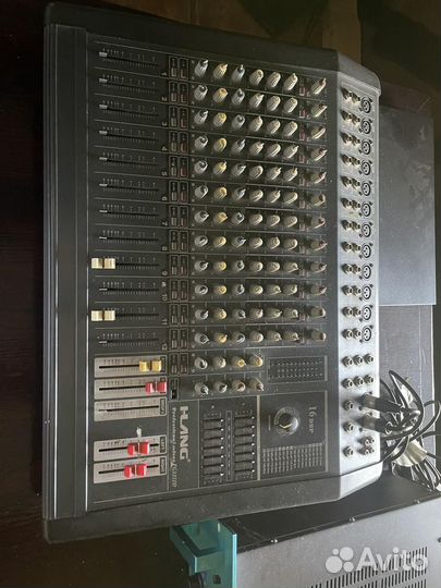 Микшерный пульт, усилитель, колонка