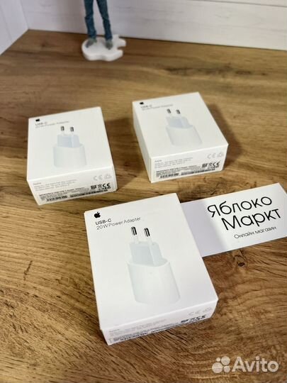 Адаптер блок питания 20w для AirPods, iPhone, iPad
