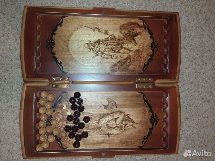 Нарды ручной работы новые