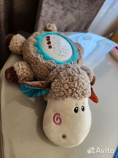 Овечка игрушка ночник с проектором(засыпайка)