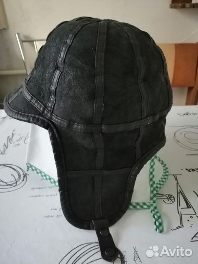 Шапка ушанка из овчины